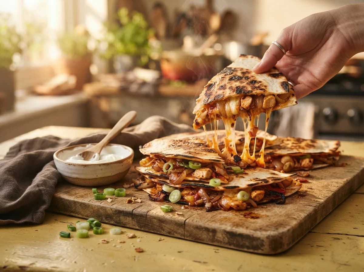 Cheesy Sweet Heat Quesadillas