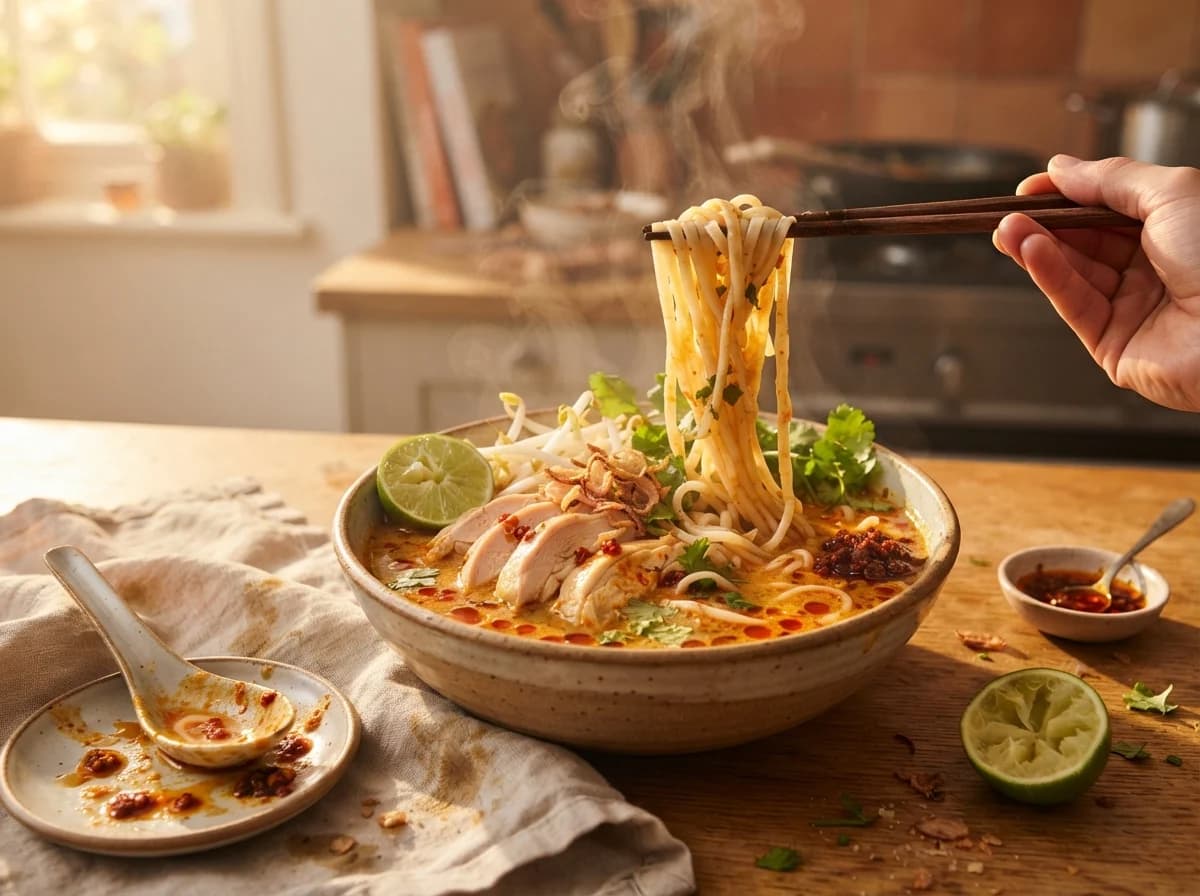 Coconut Chicken Laksa