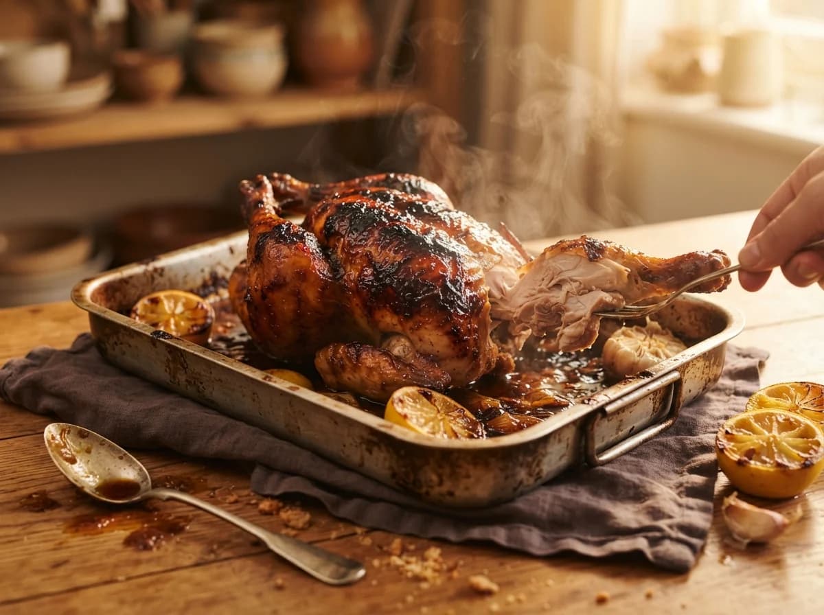 Hot Honey Roast Chicken