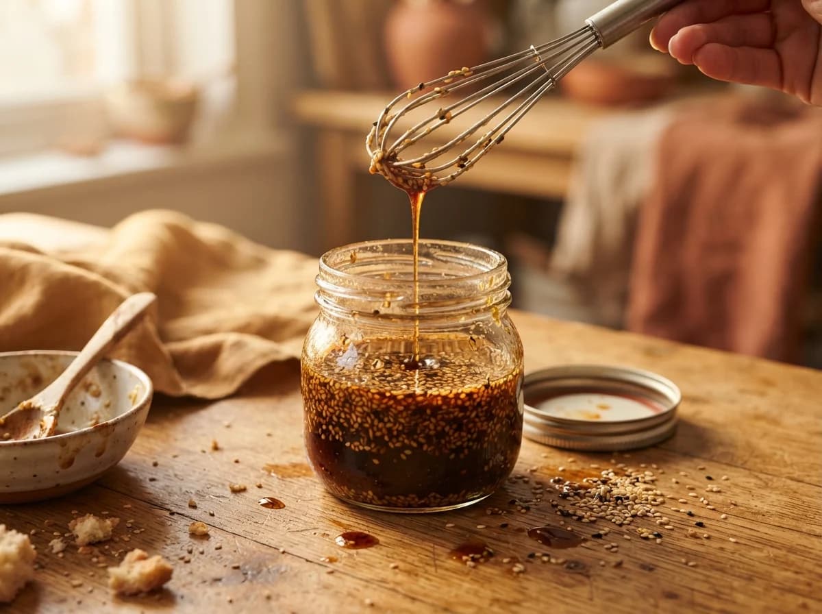 Sesame Soy Hot Honey Dressing