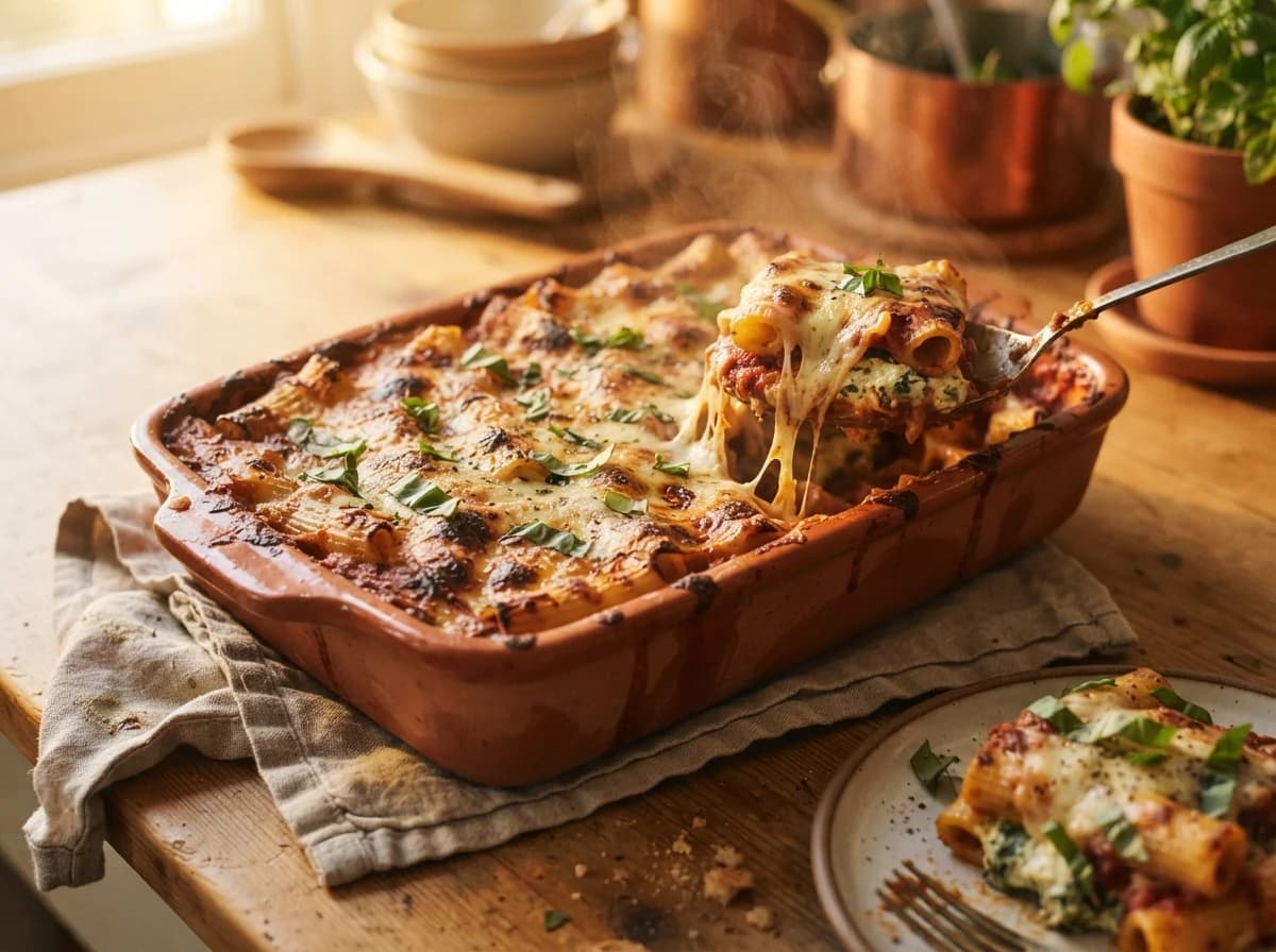 Spinach & Ricotta Pasta Bake