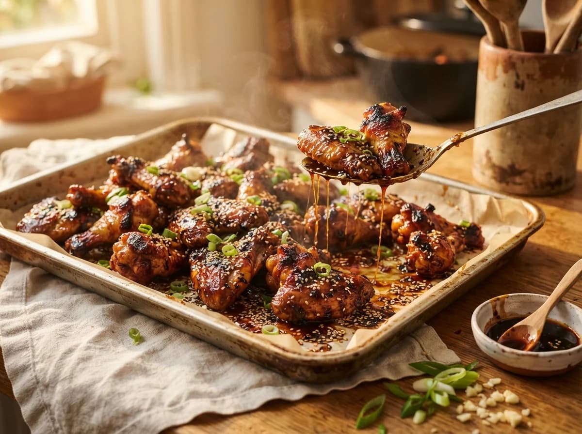 Sticky Asian-Style Chicken Nibbles