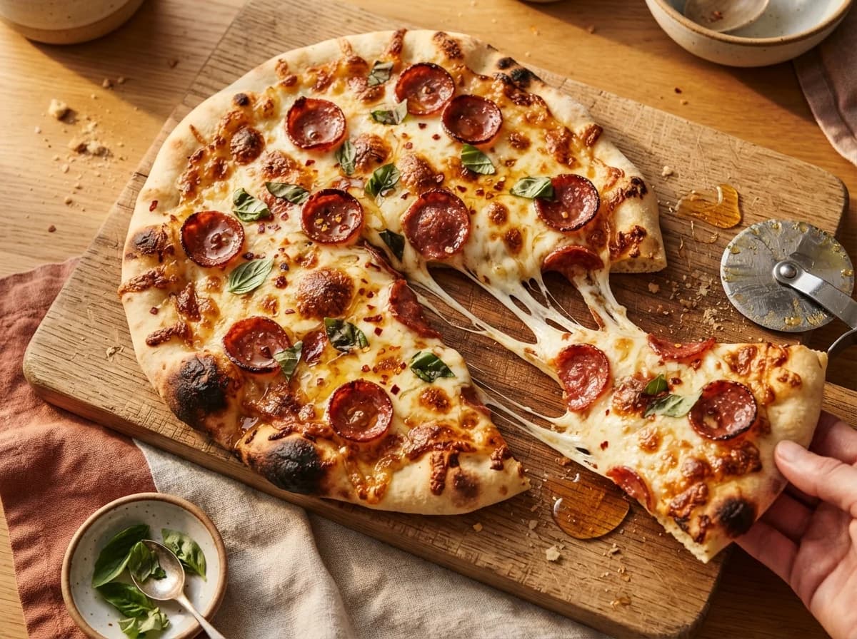 Sweet Stingy Naan Bread Pizza